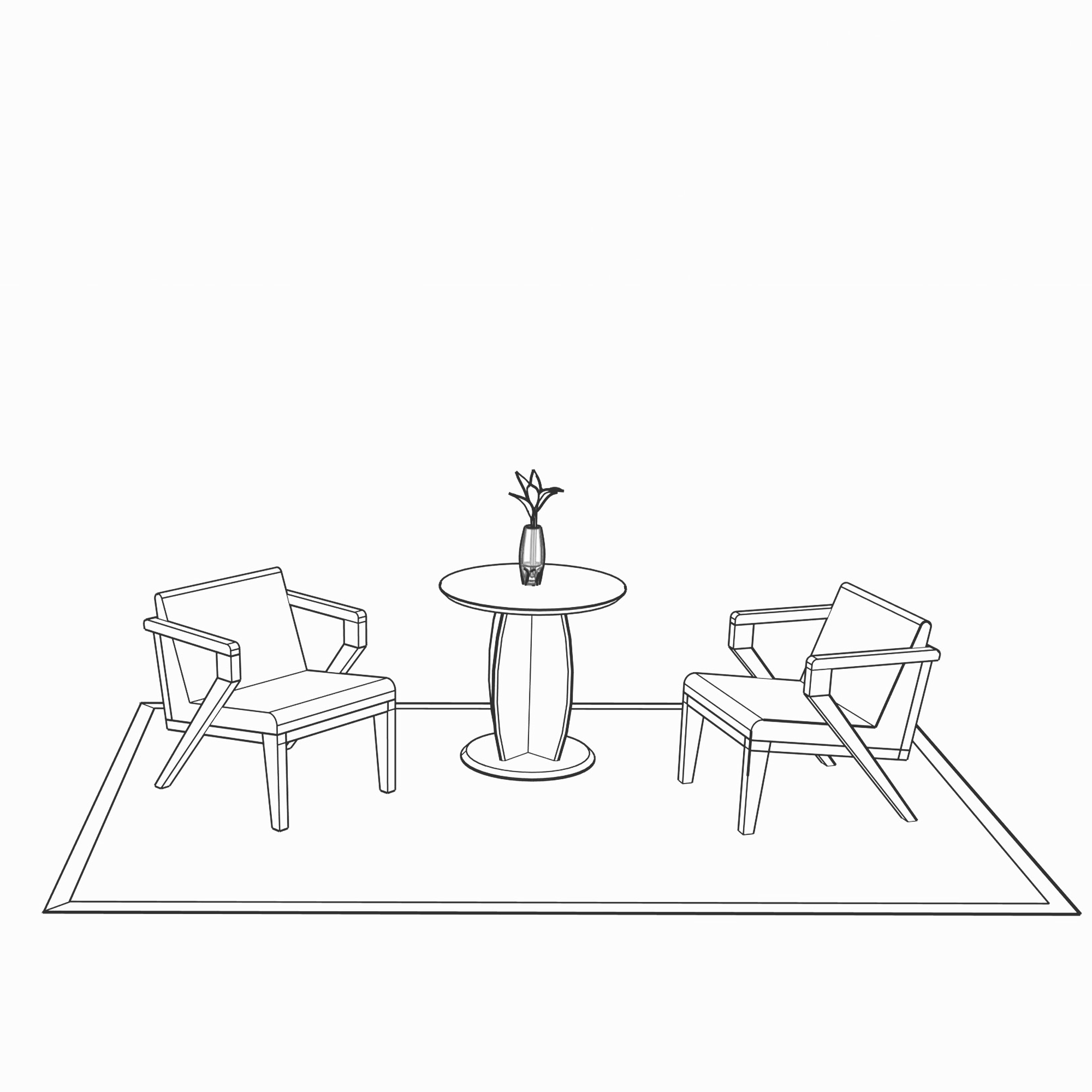 Lounge Seating for 2
